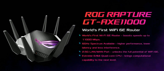 ASUS ROG Rapture GT-AXE11000 – pierwszy router z obsługą WiFi 6E [3]
