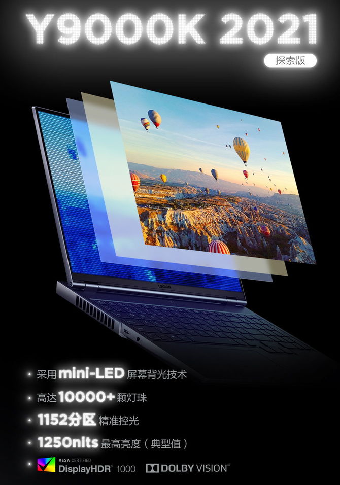 Lenovo Legion Y9000K 2021 - laptop do gier z Intel Tiger Lake-H, GeForce RTX 3080, ciekłym metalem i ekranem Mini LED [5]