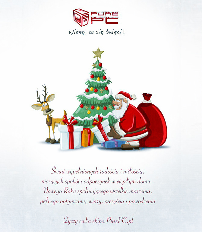 Wesołych Świąt Bożego Narodzenia i szczęśliwego Nowego Roku 2022. Redakcja PurePC życzy czytelnikom... [nc1]