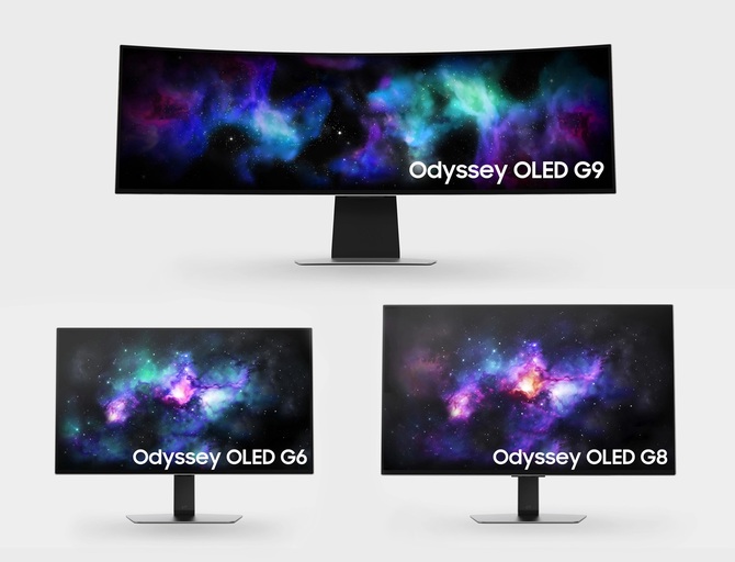 Samsung Odyssey OLED G6, Odyssey OLED G8 oraz Odyssey OLED G9 - nowe monitory dla graczy [6]