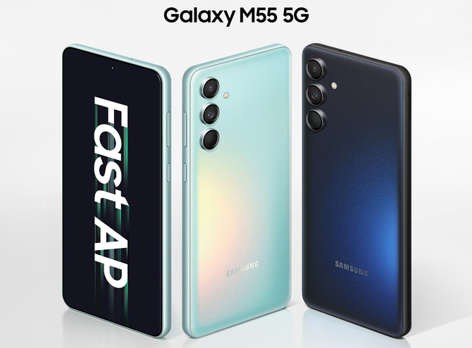 Samsung Galaxy M55 5G - nieoczekiwany debiut nowego smartfona. Ekran Super AMOLED+, 8 GB RAM i ładowanie 45 W [1]