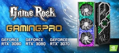 Specyfikacja i cena Palit GeForce RTX 3000 GameRock i GamingPro