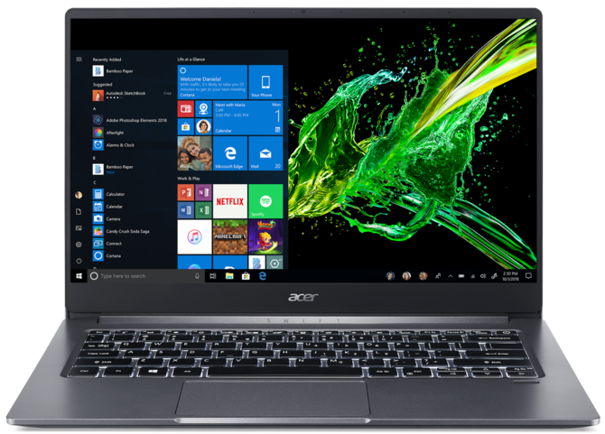 Acer Swift 3 (2019) - test ultrabooka z Intel Core i5-1035G1 i MX250 [1]