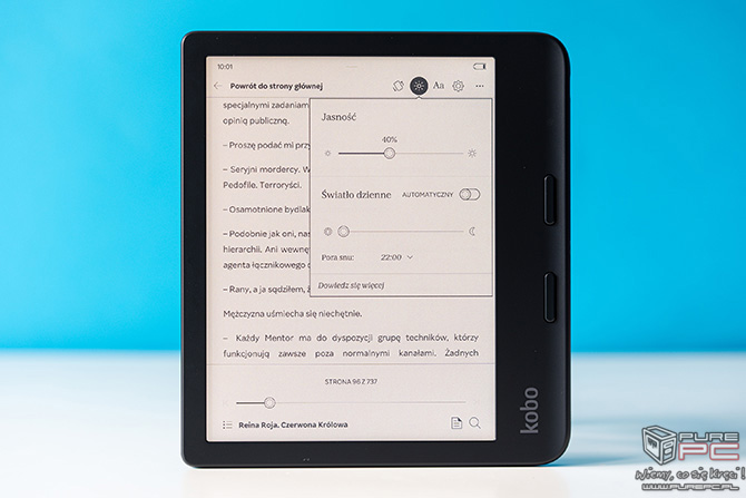 Kobo Libra Colour to czytnik ebooków z kolorowym wyświetlaczem, odtwarzacz audiobooków i notatnik w jednym. Recenzja [nc1]