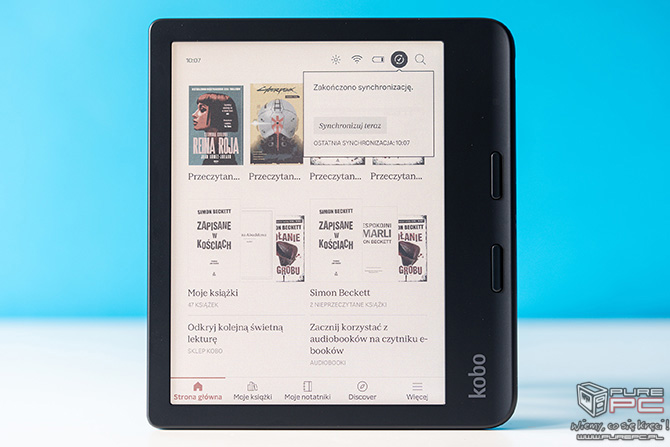 Kobo Libra Colour to czytnik ebooków z kolorowym wyświetlaczem, odtwarzacz audiobooków i notatnik w jednym. Recenzja [nc1]
