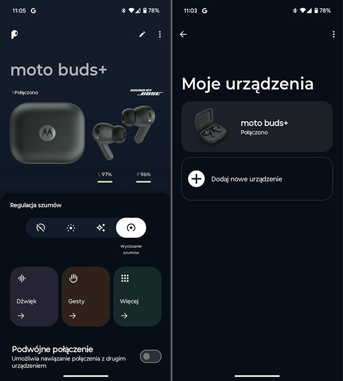 Recenzja Motorola Moto Buds+. To wygodne i świetnie grające słuchawki bezprzewodowe z ANC i ładowaniem indukcyjnym [nc1]