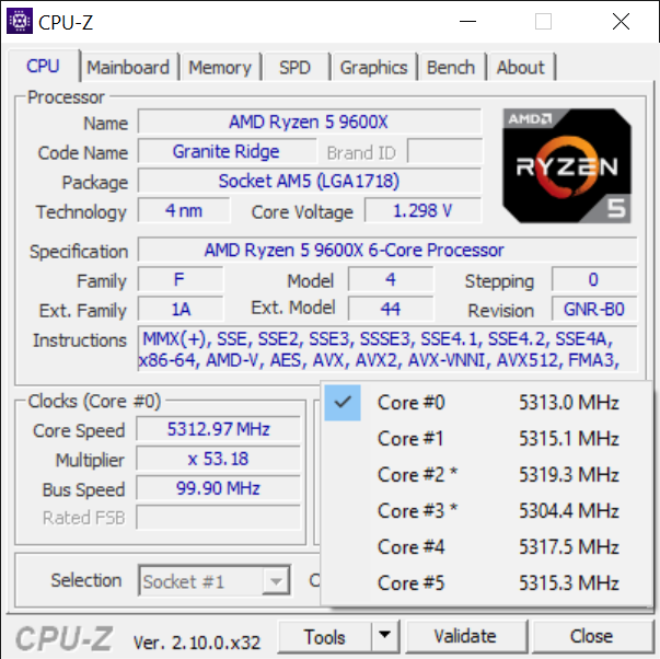 Test procesorów AMD Ryzen 5 9600X vs Intel Core i5-13400 - Szybkie i chłodne sześć rdzeni Zen 5. Godny następca AMD Ryzen 5 7600X [nc1]