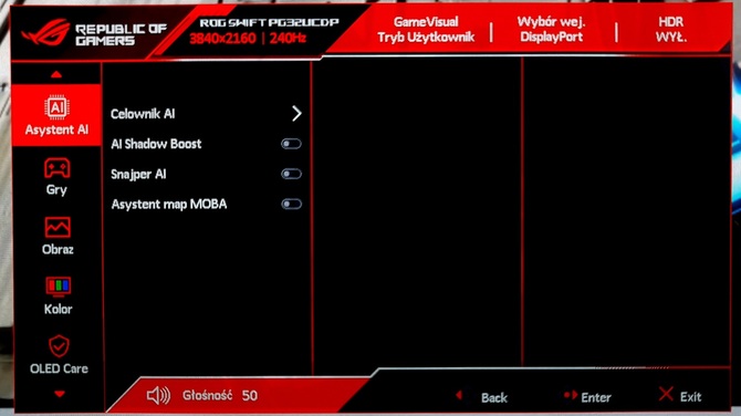 Test ASUS ROG Swift OLED PG32UCDP - Monitor 4K OLED dla graczy z trybem 4K 240 Hz oraz Full HD 480 Hz [nc1]