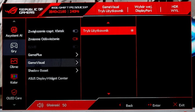 Test ASUS ROG Swift OLED PG32UCDP - Monitor 4K OLED dla graczy z trybem 4K 240 Hz oraz Full HD 480 Hz [nc1]