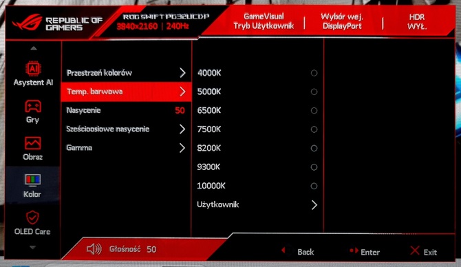 Test ASUS ROG Swift OLED PG32UCDP - Monitor 4K OLED dla graczy z trybem 4K 240 Hz oraz Full HD 480 Hz [nc1]