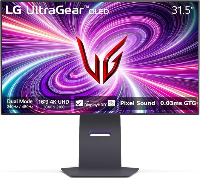 Test LG UltraGear 32GS95UE-B - Najtańszy monitor OLED z ekranem 4K 240 Hz oraz Full HD 480 Hz i z wybitną jakością obrazu [nc1]