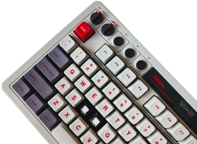 Recenzja 8BitDo Retro Mechanical Keyboard - popularna klawiatura mechaniczna, która oferuje retro wygląd i system Hot Swap [15]