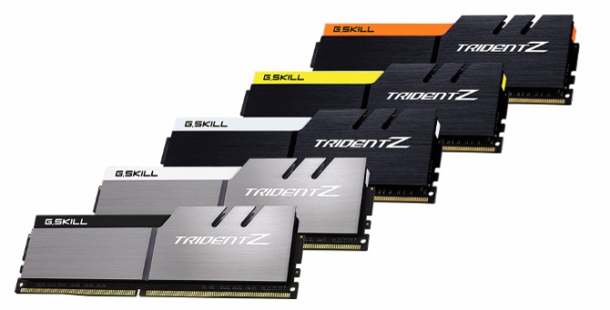 Pamięci DDR4 G.Skill Trident Z dostępne w nowych kolorach [1]