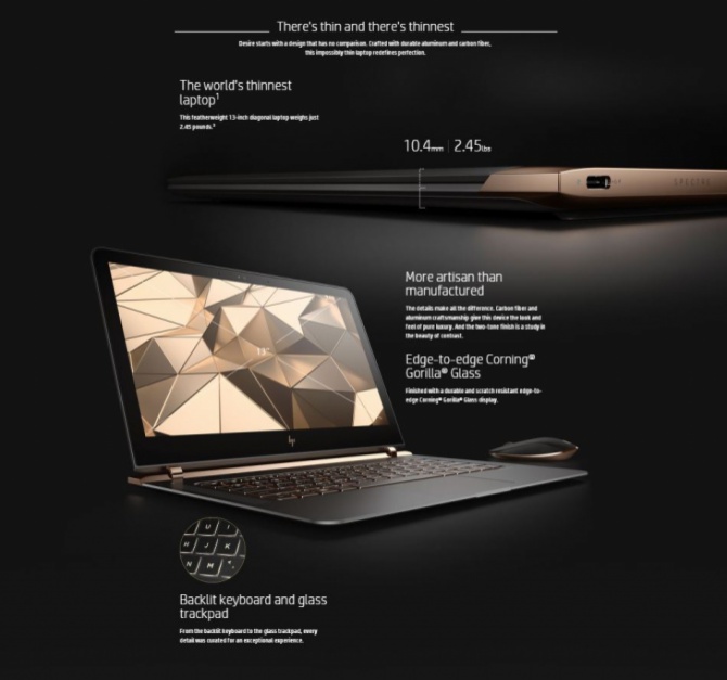 HP Spectre 13 - premiera ultrabooka o oryginalnej stylistyce [1]