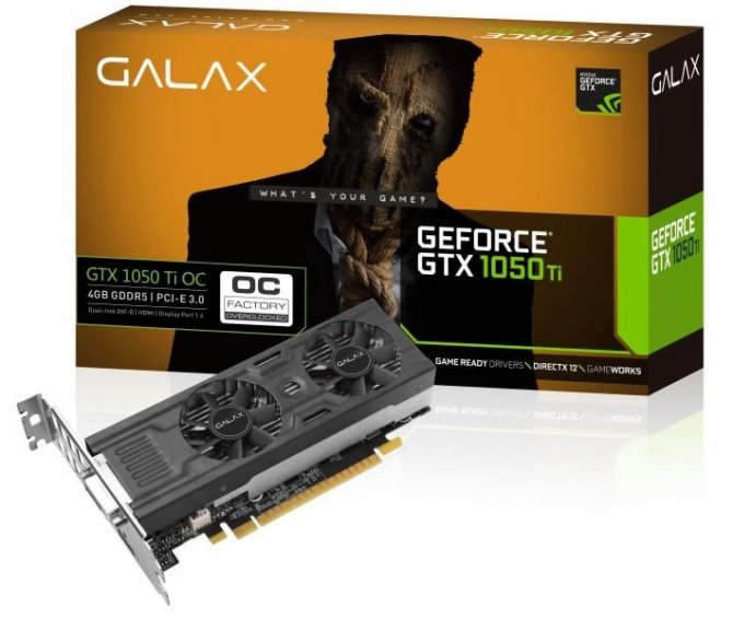 Galax GeForce GTX 1050 i GTX 1050 Ti w wersjach low profile [1]