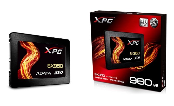 ADATA XPG SX950 - dyski SSD 3D MLC z sześcioletnią gwarancją [1]