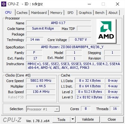 AMD Ryzen 7 1800X z zegarem 5,36 GHz bije rekord w Cinebench [2]