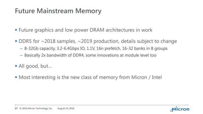 Pamięci RAM DDR 5 - oficjalna zapowiedź nowego standardu [1]