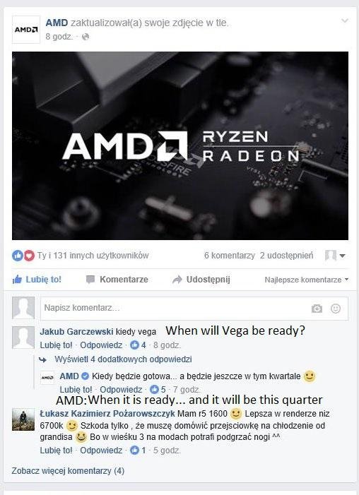 Polski oddział AMD potwierdza premierę Vegi w Q2 2017 [2]