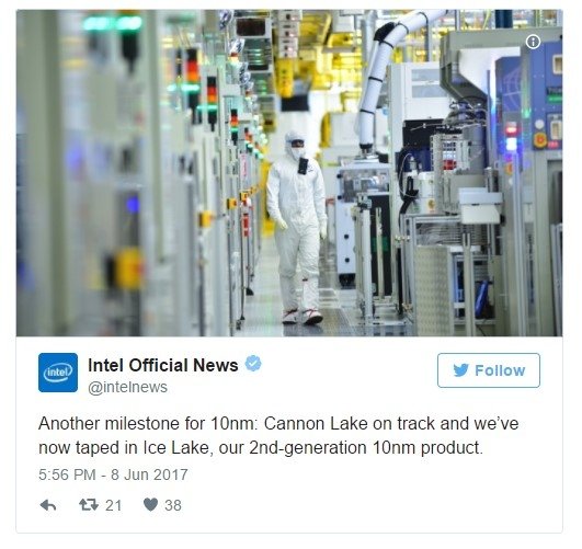 Intel Cannonlake i Ice Lake - nowe informacje o procesorach [1]