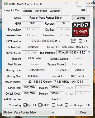 AMD przygotowuje kartę Radeon Pro WX 9100 z rdzeniem Vega [7]