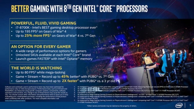 Intel Coffee Lake-S - oficjalne informacje o nowych CPU [8]