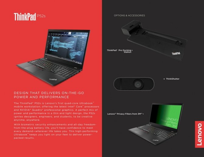 Lenovo ThinkPad P52s - ultrabook z NVIDIA Quadro P500 [3]