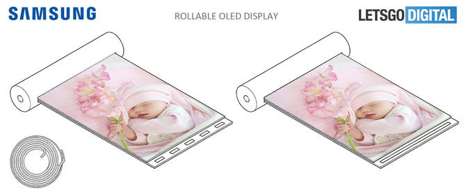 Samsung patentuje urządzenia ze zwijanym ekranem OLED [1]