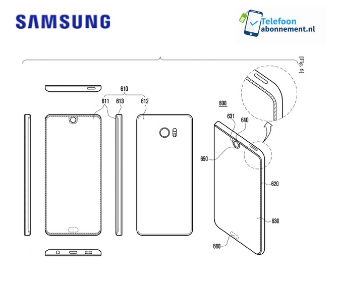 Samsung patentuje nowy nowy rodzaj bezramkowego wyswietlacza [1]