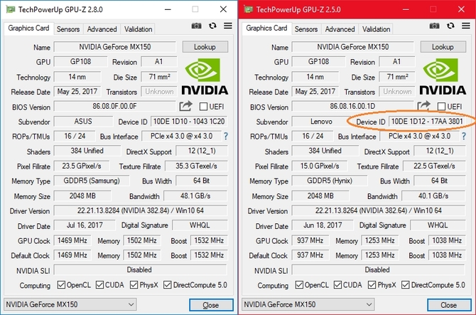 NVIDIA GeForce MX150 pojawił się w nowej, słabszej odmianie [3]