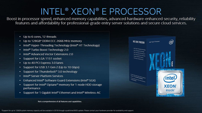 Intel prezentuje chipy Cascade Lake AP oraz nowe Xeony E-2100 [3]