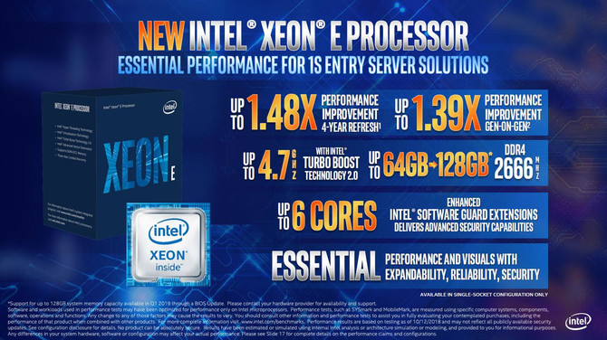 Intel prezentuje chipy Cascade Lake AP oraz nowe Xeony E-2100 [5]