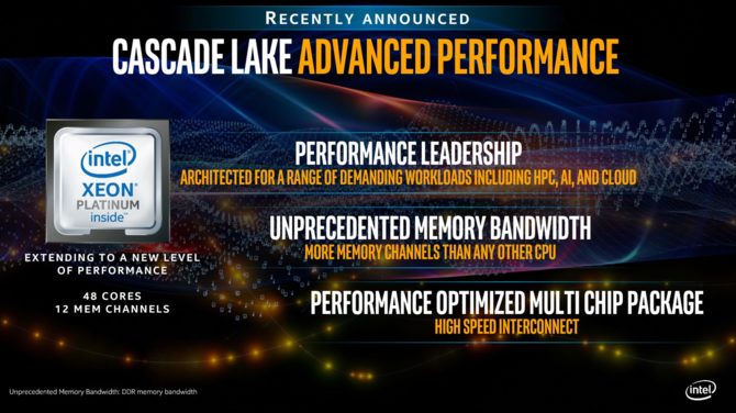 Intel Cascade Lake-AP - nowe porównania z AMD Epyc 7601 [1]