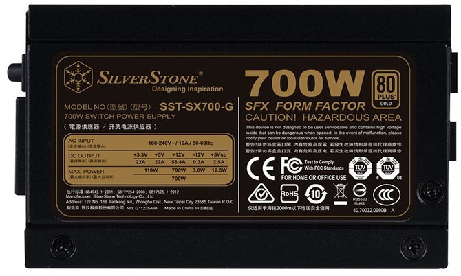 SilverStone SX700-G - zasilacz SFX z certyfikatem 80Plus Gold [2]
