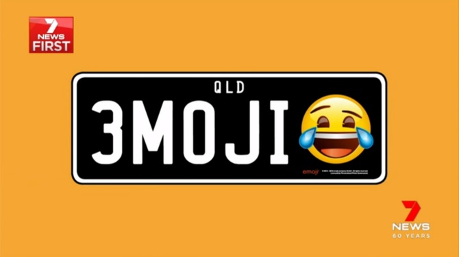 Emotikony na rejestracjach pojazdów dozwolone w Australii [1]