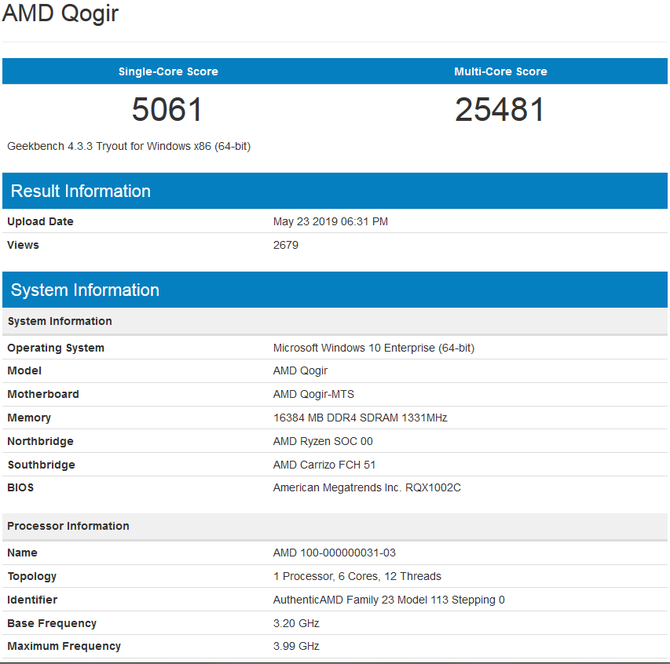 AMD Ryzen 3 3300 wydajniejszy od droższego układu Ryzen 7 2700X [3]
