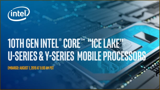 Intel Ice Lake - oficjalna prezentacja 10 nm mobilnych procesorów  [1]