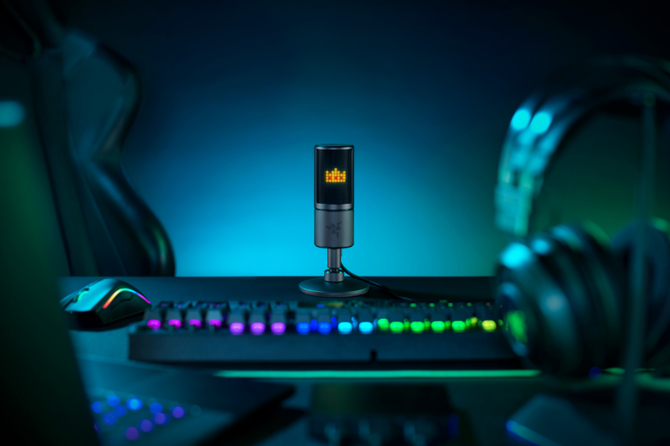Nowy mikrofon Razer pokaże nam... emotki na wyświetlaczu LED [2]