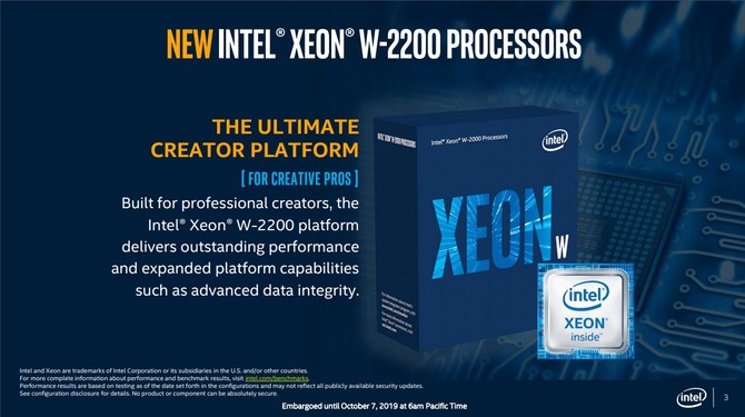 Intel Glacier Falls - Specyfikacja i premiera procesorów Intel Xeon-W [2]