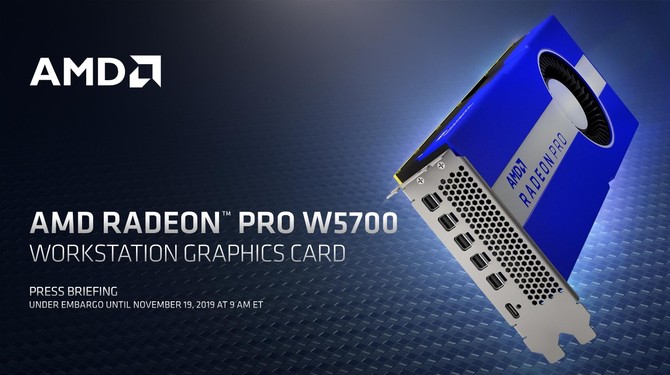 AMD Radeon Pro W5700 - nowa karta graficzna dla profesjonalistów [1]