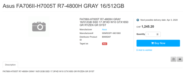 Znamy ceny laptopów ASUS TUF Gaming z układami AMD Renoir [3]