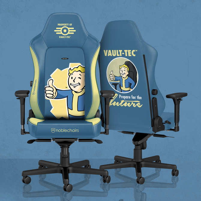 noblechairs zaprezentuje fotele stylizowane Falloutem i DOOMem [2]