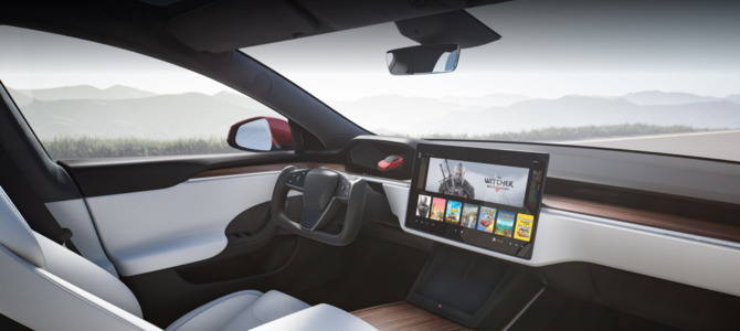 Tesla Model S to samochód także dla gracza. Moc 10 TFLOPS i możliwość grania nawet w Cyberpunk 2077, czy Wiedźmina 3 [1]