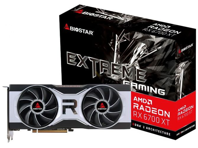 Biostar Radeon RX 6700 XT - a reference graphics card characterized by ... brands clocked [2]