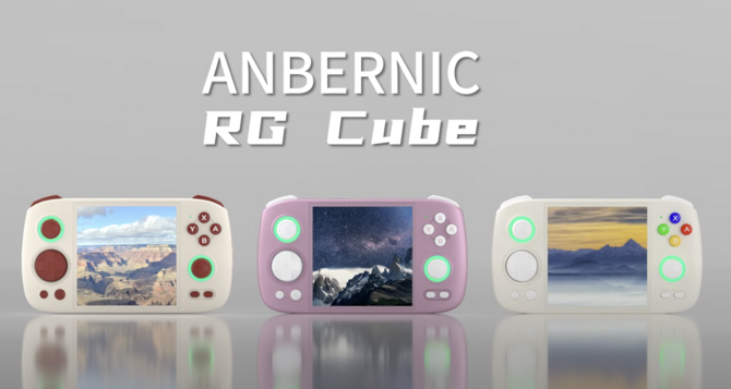 Anbernic RG Cube - nowy handheld do gier z Androidem. Kwadratowy ekran IPS, 8 GB RAM i gałki z podświetleniem RGB [1]