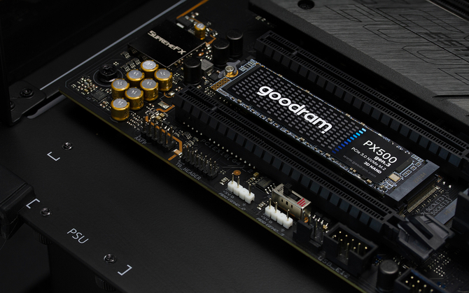 Goodram PX500 gen. 3 - premiera odświeżonych, tanich nośników SSD. Otrzymamy dużo szybsze transfery na magistrali PCIe 3.0 [1]