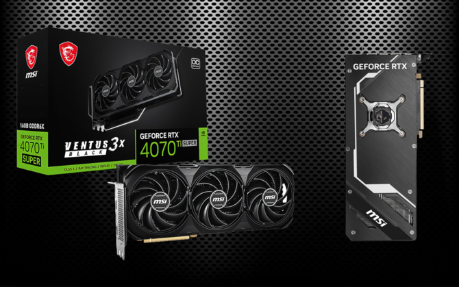 MSI GeForce RTX 4070 Ti SUPER Ventus 3X Black OC - nowa karta graficzna oparta na rdzeniu AD102 [3]