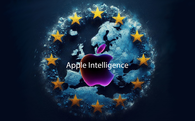 Apple iOS 18 Beta 2 Confirms No Apple Intelligence in the EU.  In the background are concerns about action in digital markets