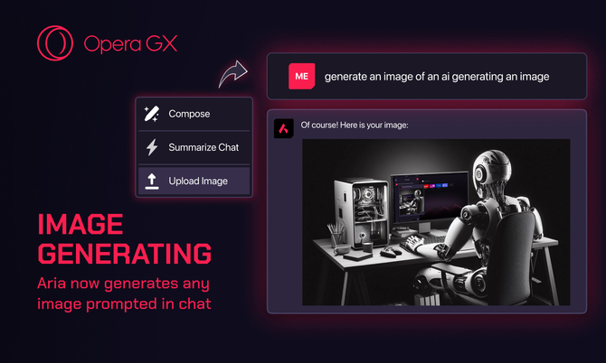 Opera GX - przeglądarka dla graczy otrzymuje aktualizację. Sztuczna inteligencja Aria zyskała nowe możliwości dzięki Google [2]