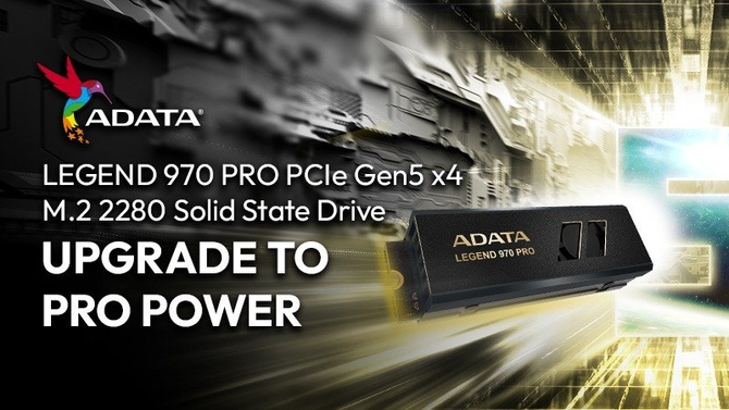 ADATA Legend 970 PRO - nowy nośnik SSD PCIe 5.0 z aktywnym chłodzeniem, który osiąga odczyt na poziomie 14 GB/s [1]